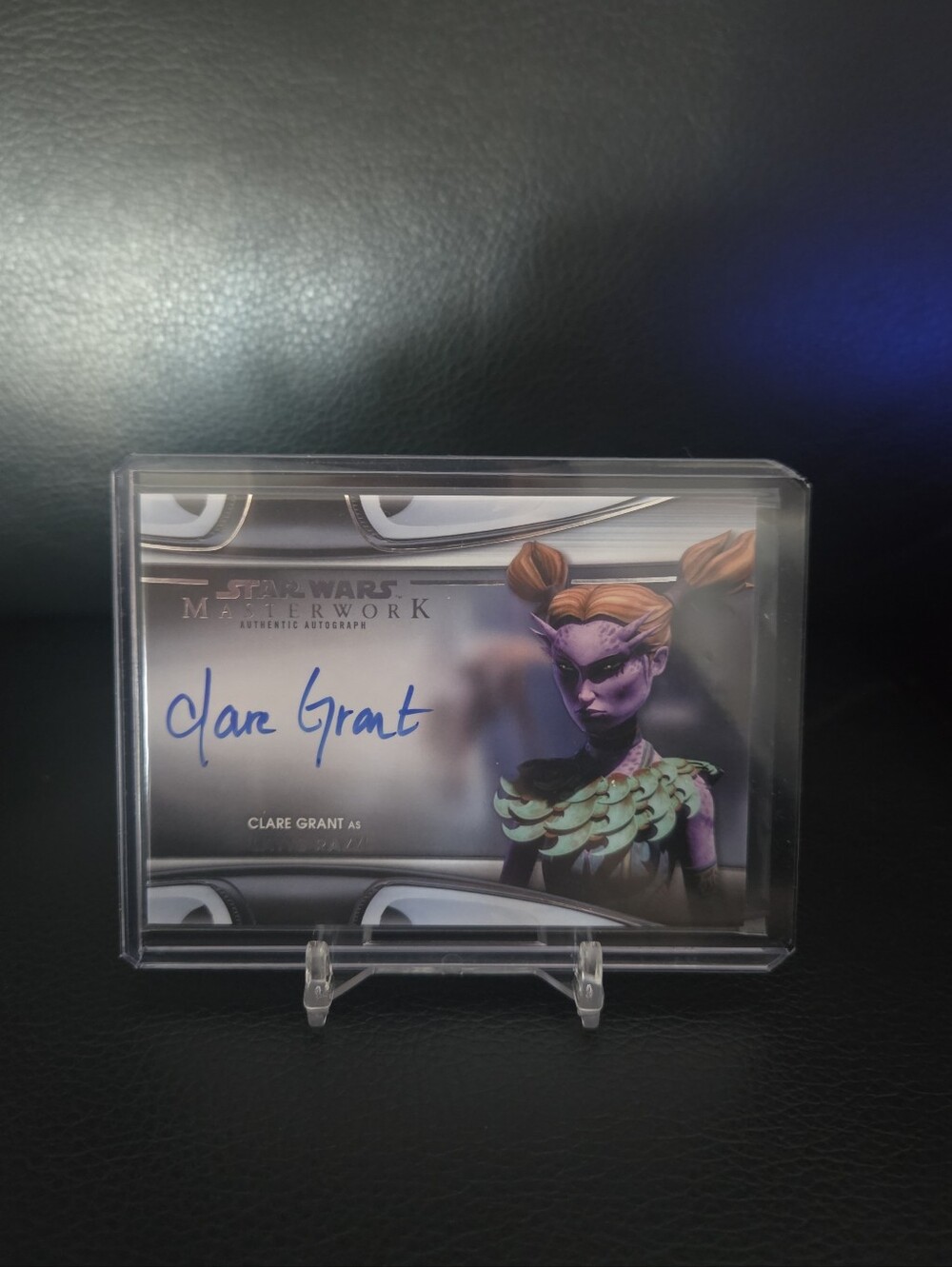 2021 Topps Star Wars Masterwork Latts Razzi Autographed Trading Card
